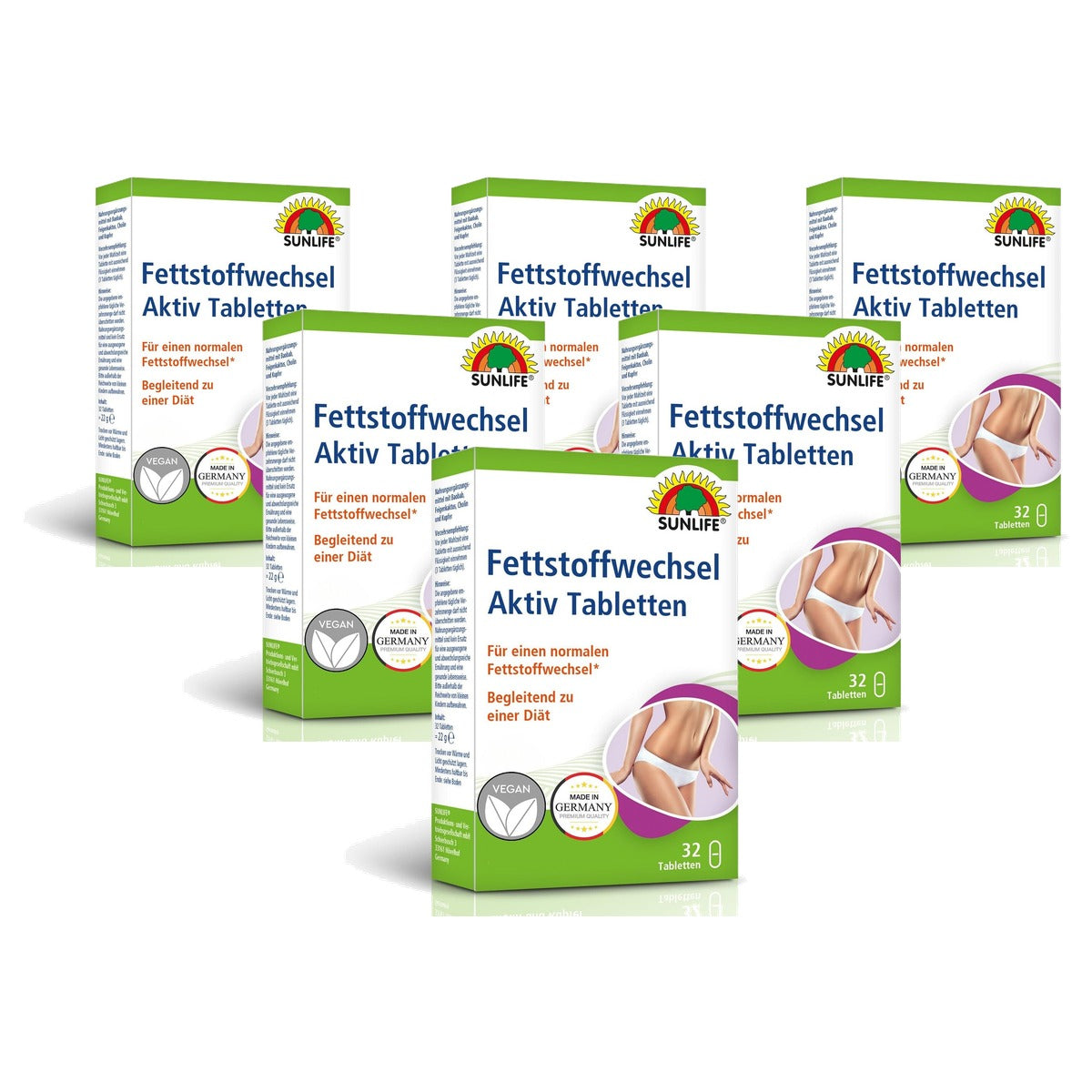 Sunlife Vetstofwisseling Actieve Tabletten - 6-pack