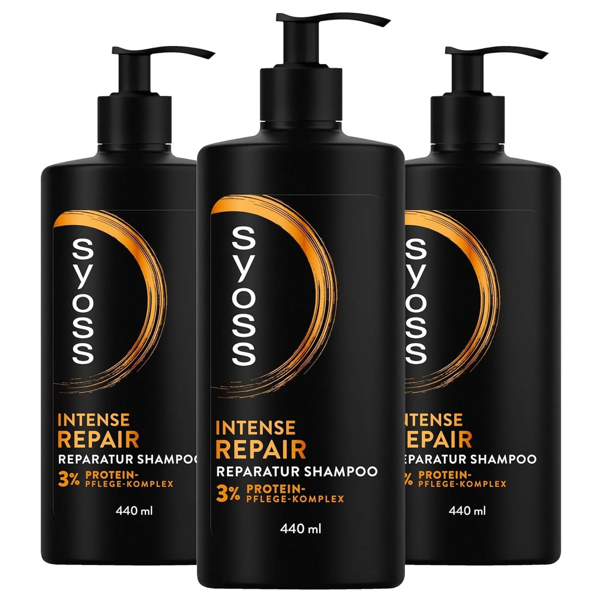 Syoss Intense Repair Shampoo 440 ml - 3 stuks