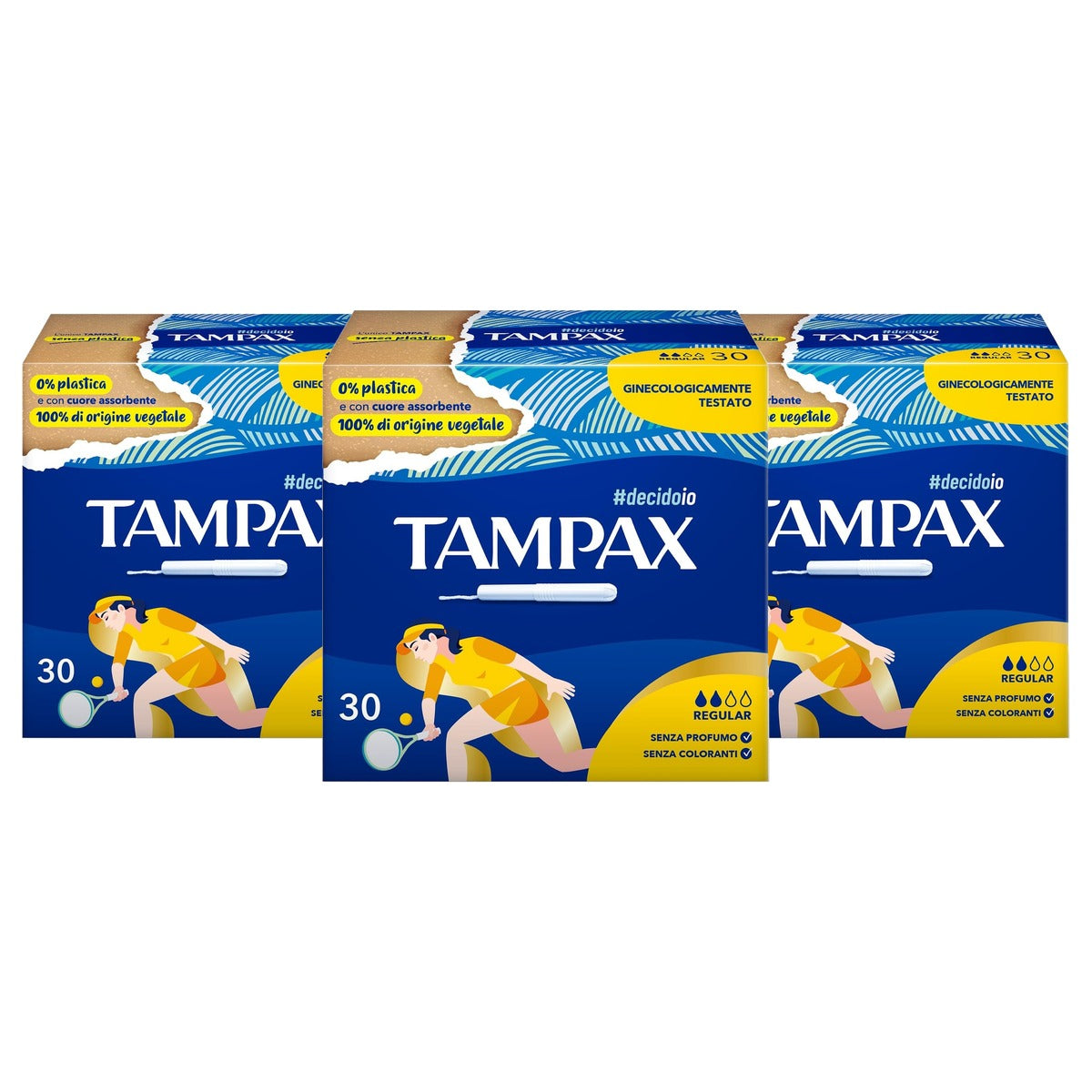 Tampax Regular tampons met applicator 3 x 30 stuks - Voordeelverpakking