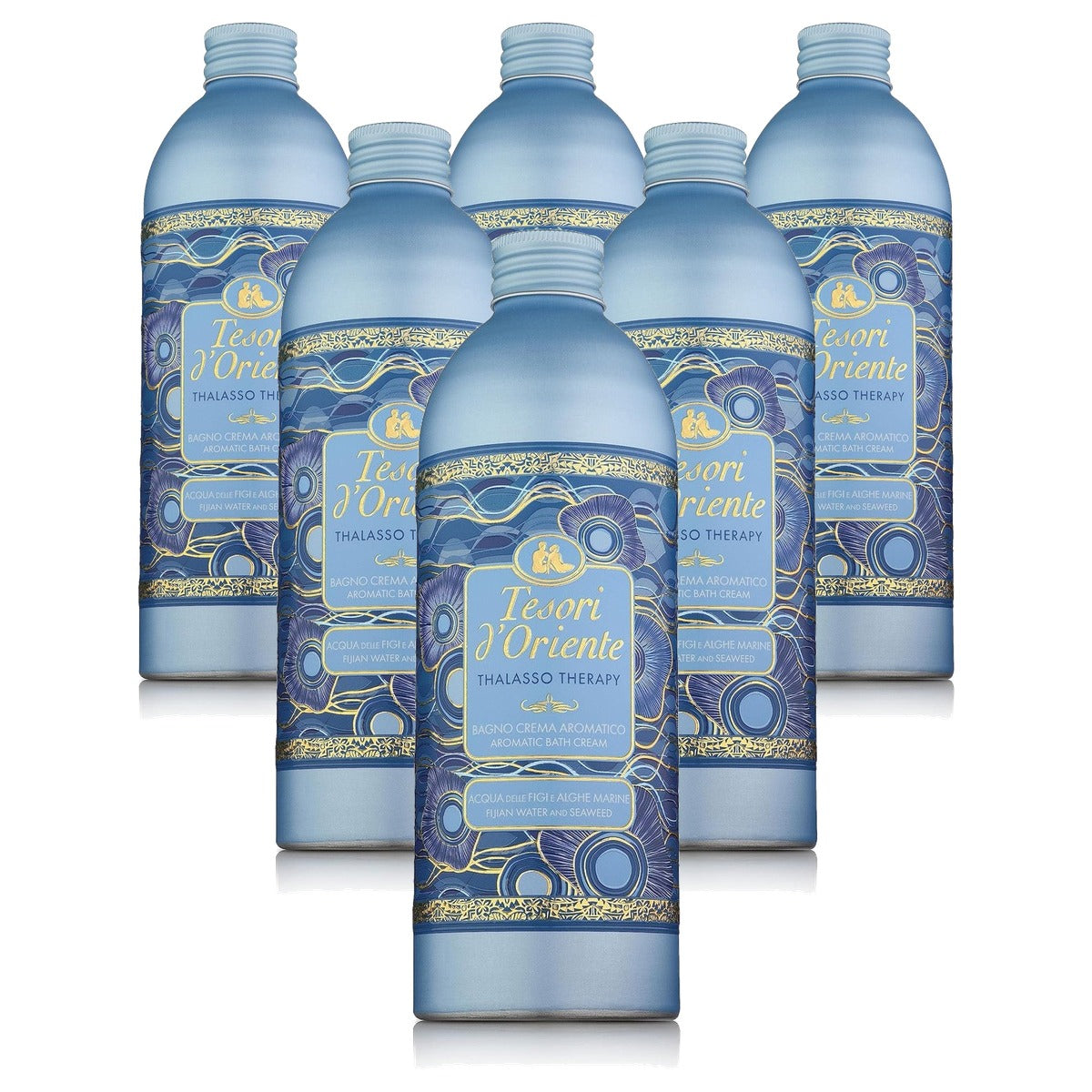Tesori d'Oriente Crèmebad Thalasso Therapy 6 x 500 ml - Voordeelverpakking