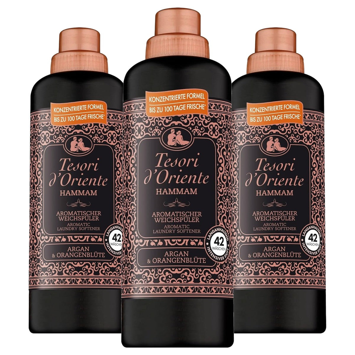 Tesori d'Oriente Hammam Wasverzachter 3 x 760 ml - Voordeelverpakking