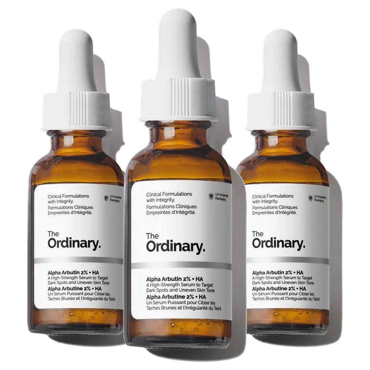The Ordinary Alpha Arbutin 2% + HA Serum - 3-pack
