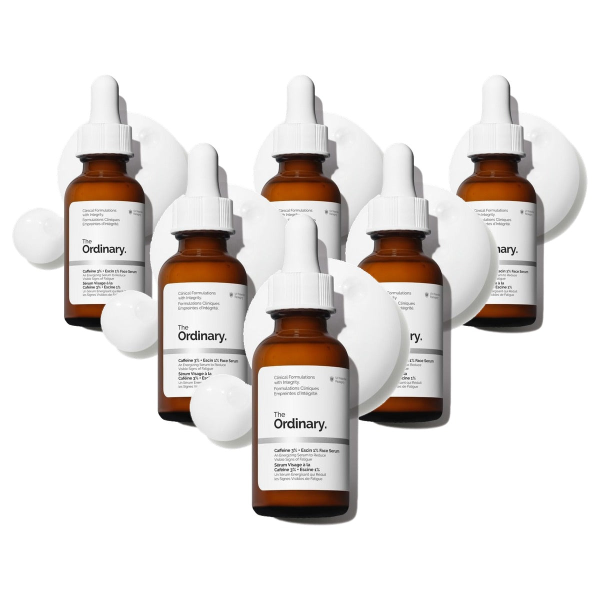 The Ordinary Cafeïne 3% + Escin 1% Gezichtsserum 30 ml - 6-pack