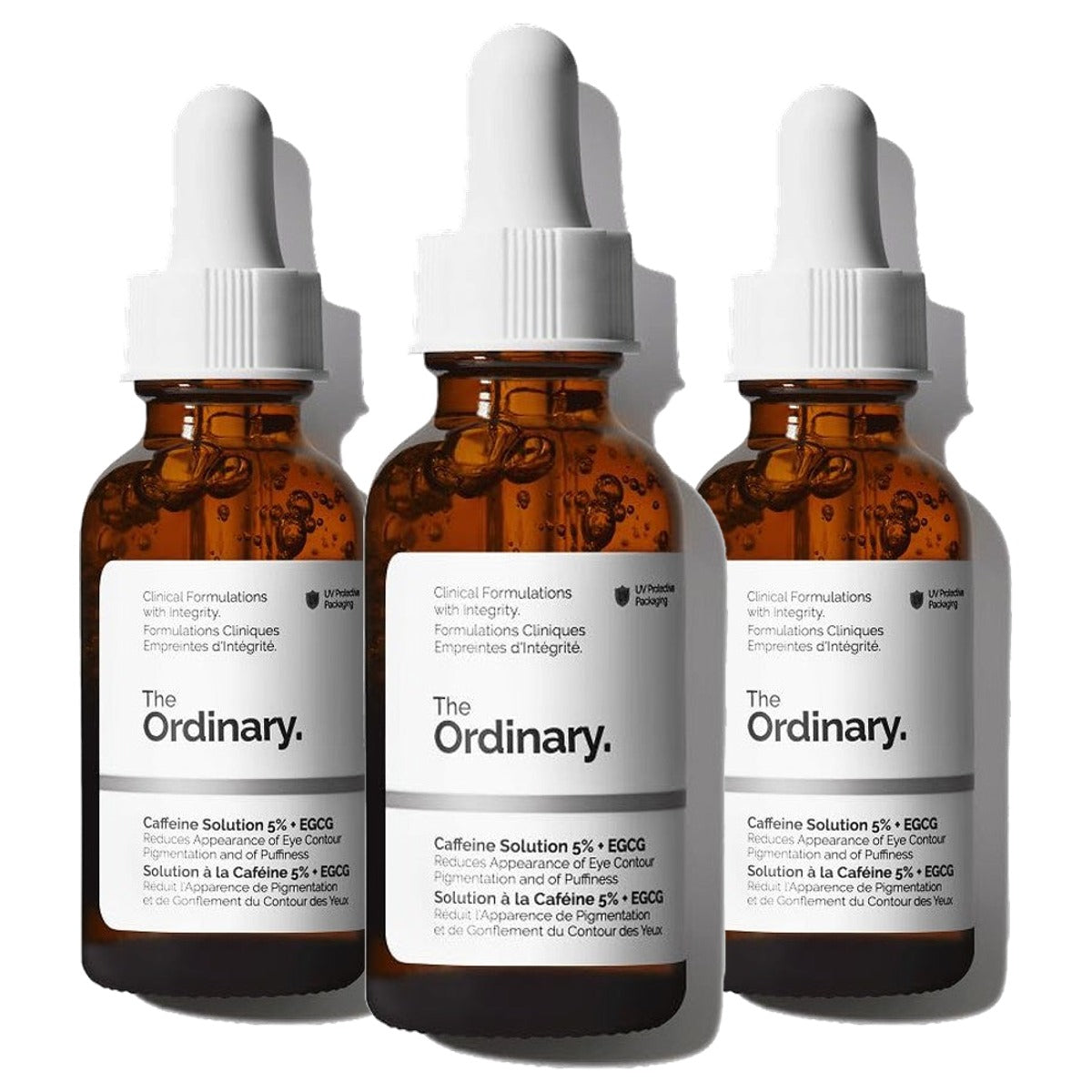 The Ordinary CafFeinSolution 5% + EGCG Oogserum 30 ml - 3-pack