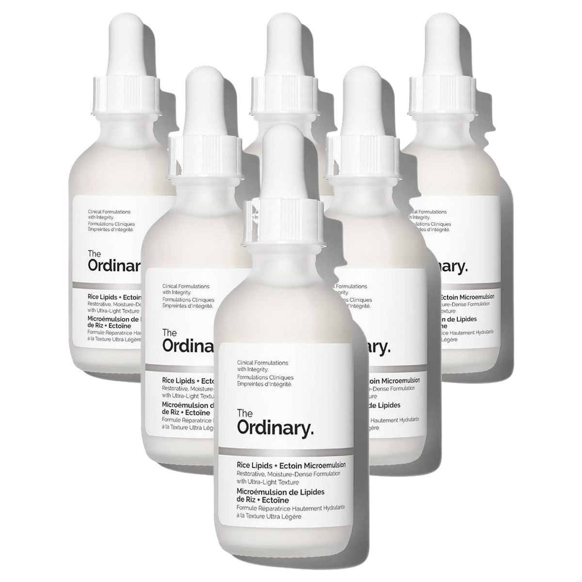 The Ordinary Rice Lipids + Ectoïne Microemulsie Crème - 6-pack