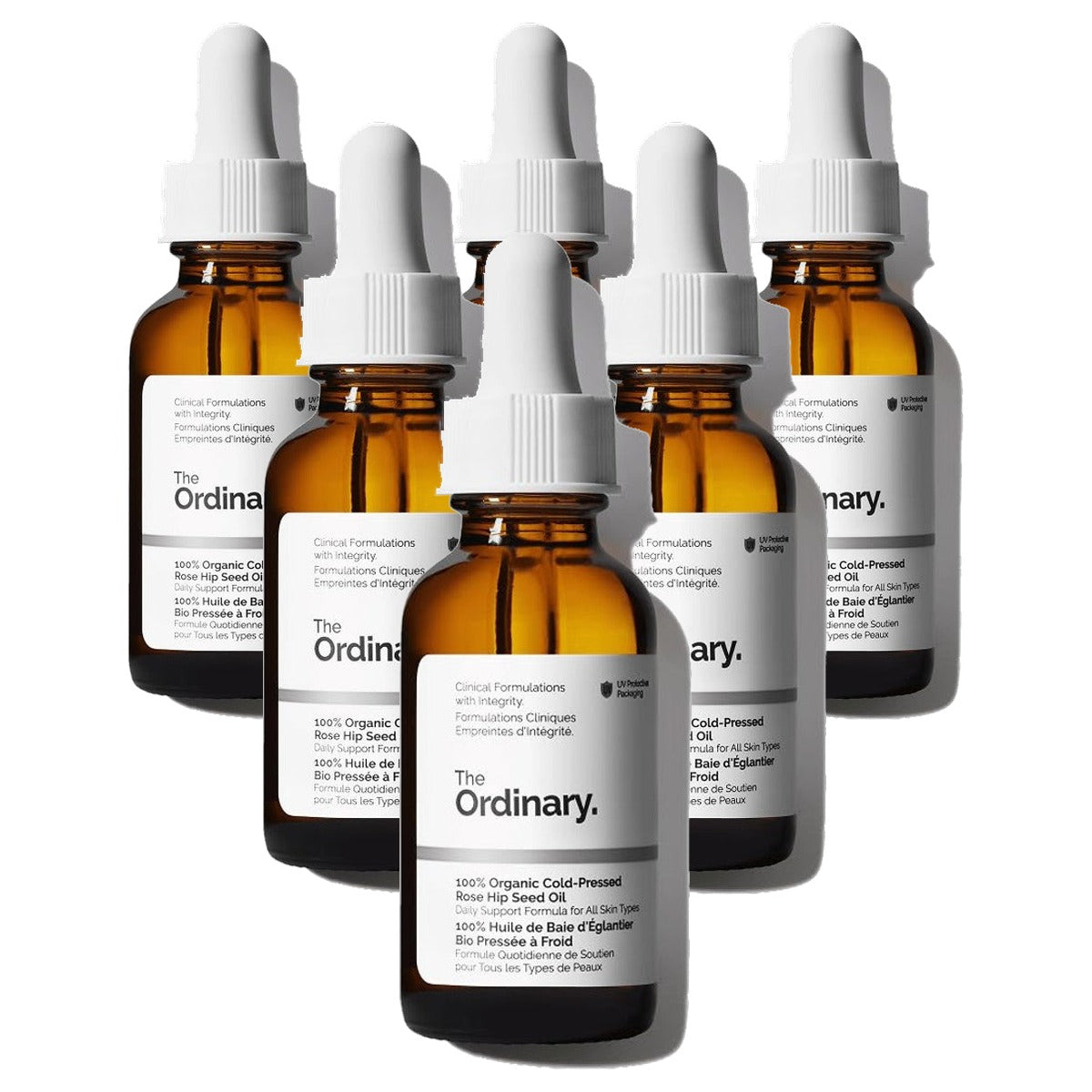 The Ordinary 100% Organic Cold-Pressed Rose Hip Seed Oil 30 ml - 6-pack