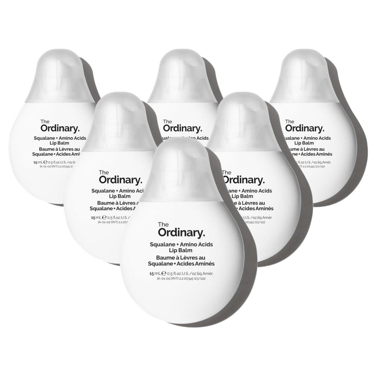 The Ordinary Squalane + Amino Acids Lip Balm 15 ml - 6-pack
