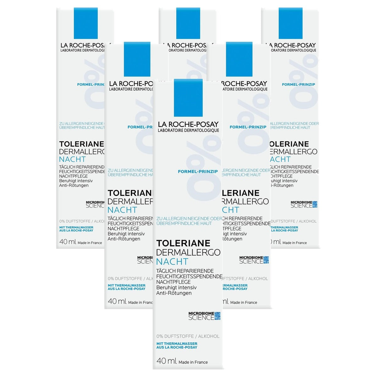La Roche-Posay Toleriane Dermallergo Rustgevende Nachtcrème 40 ml - 6-pack