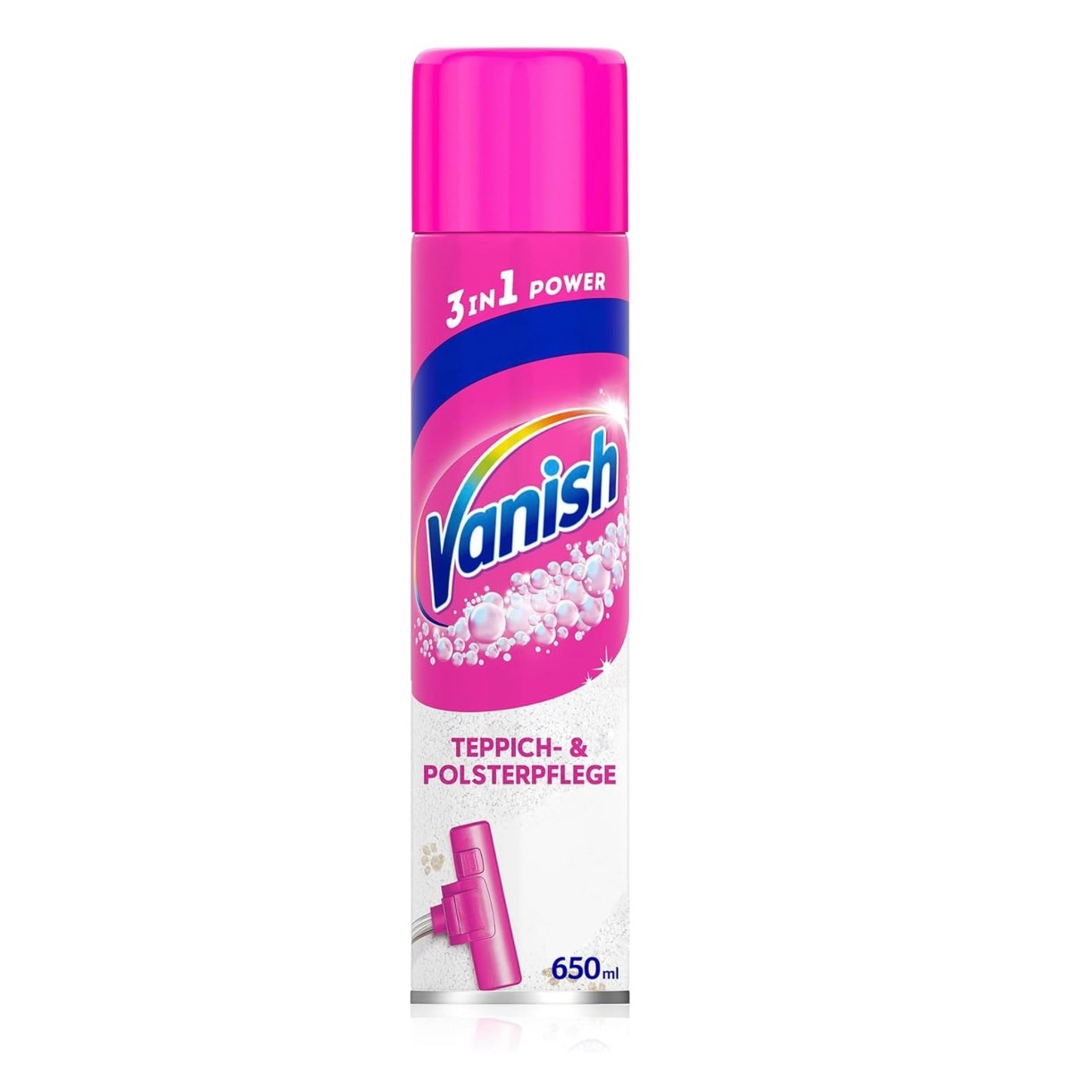 Vanish Oxi Action Tapijtreiniger 650ml - Vlekverwijderaar door Huishoudvoordeel nu bij Huishoudvoordeel