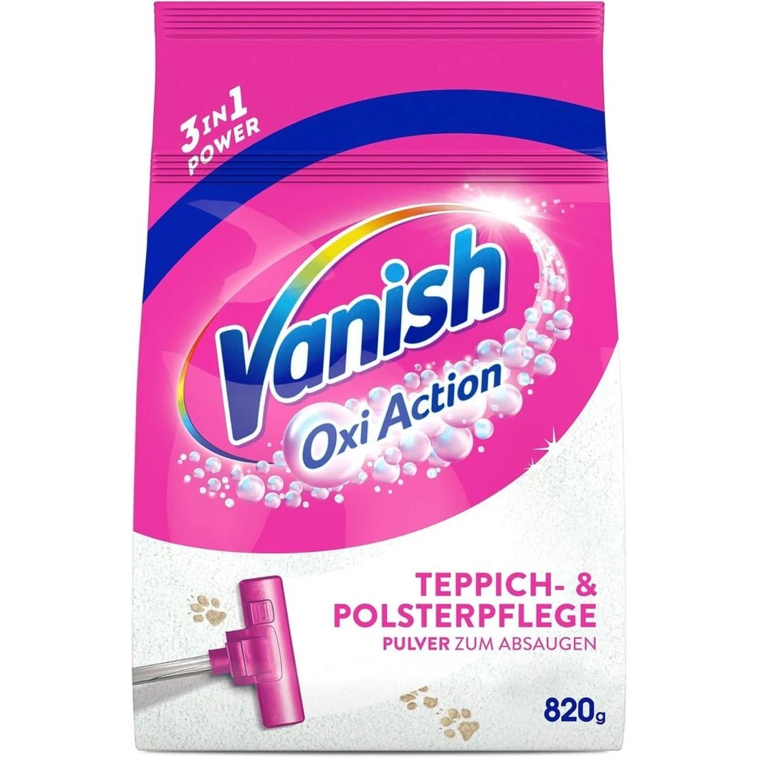 Vanish Oxi Action Tapijtreiniger - Poeder - 1 x 820g - Vlekkenreiniger - Vlekkenverwijderaar door My Store nu bij Huishoudvoordeel