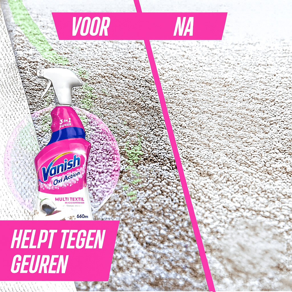 Vanish Oxi Action Vlekkenverwijderaar - 660 ML - voor Tapijt, Meubels en Stoffen door Vanish nu bij Huishoudvoordeel