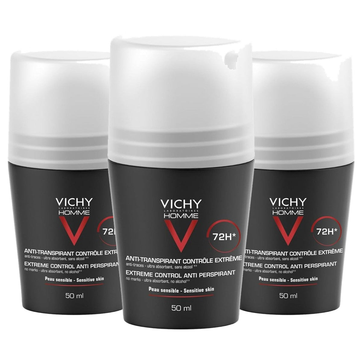 Vichy Deodorant 50 ml - 3-pack