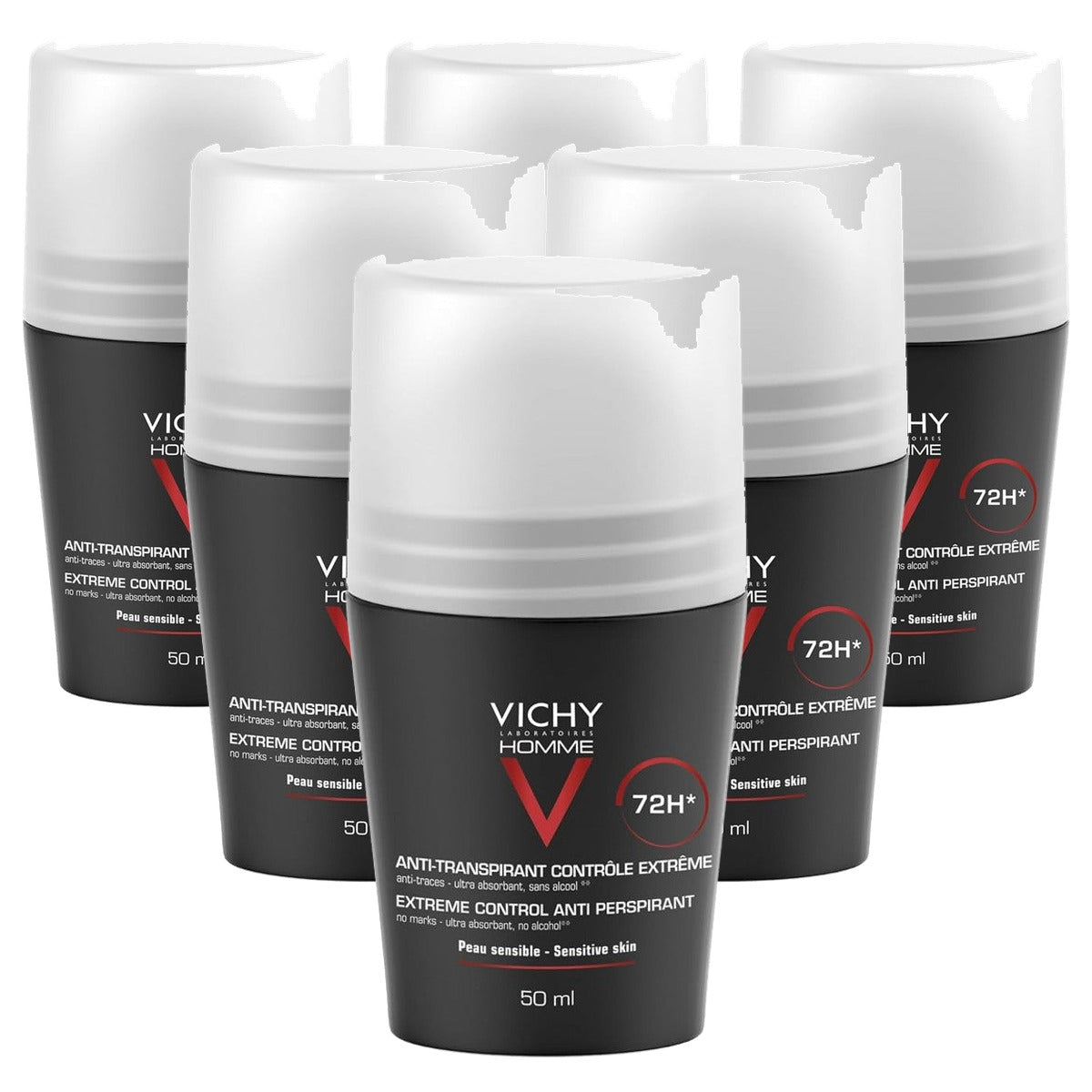 Vichy Deodorant 50 ml - 6-pack