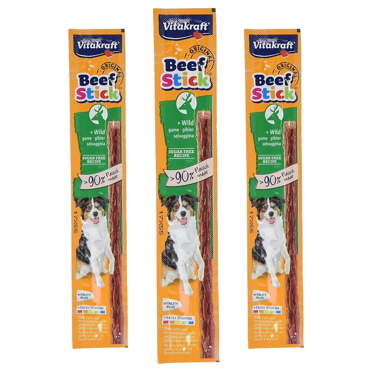 Vitakraft Beef Stick Kauwsticks Wild xxl 50 x 12 g - 3-pack