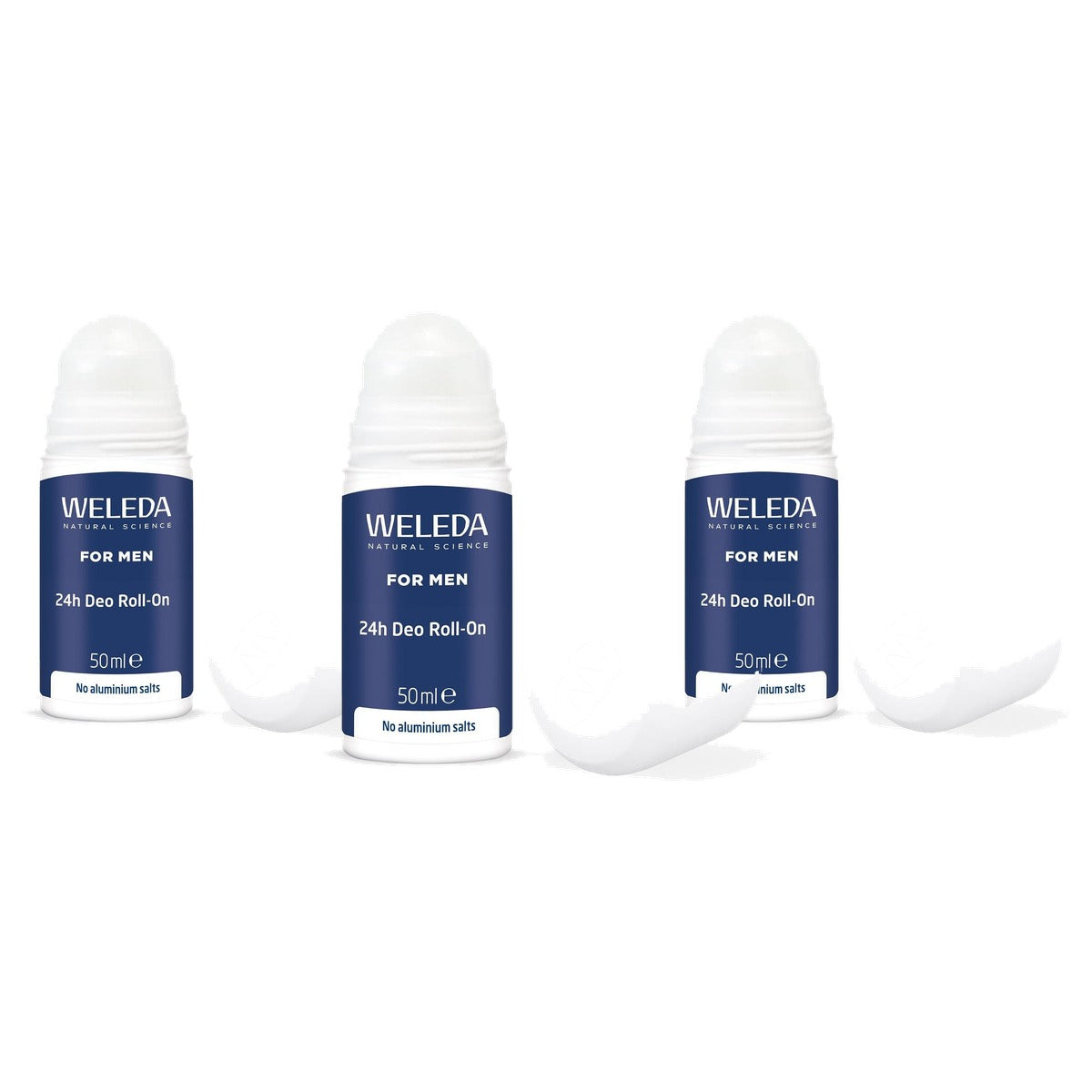 Weleda Men 24h Deodorant Roll-on 50 ml - 3-pack