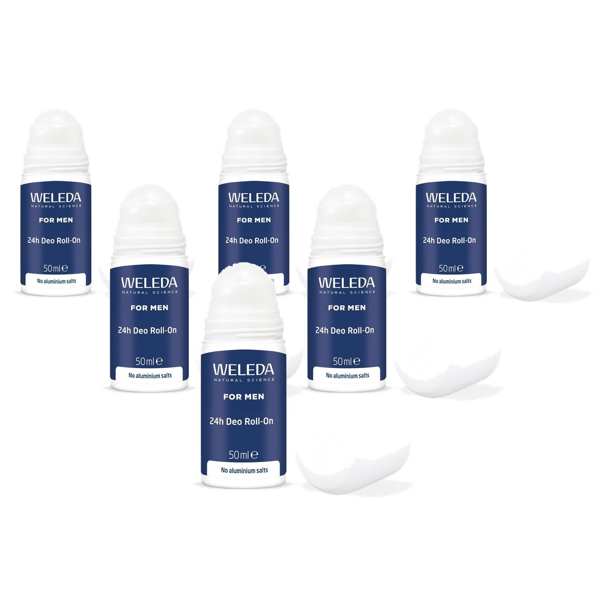 Weleda Men 24h Deodorant Roll-on 50 ml - 6-pack