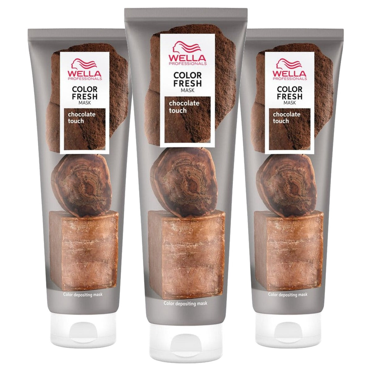 Wella Professionals Color Fresh Mask Chocolate Touch 3 x 150 ml - Voordeelverpakking