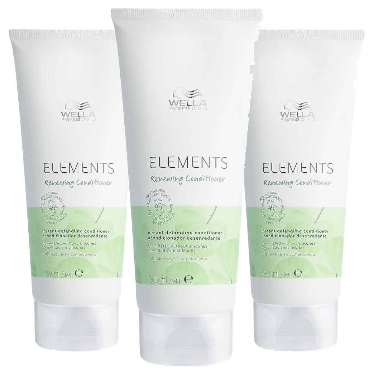 Wella Professionals ELEMENTS Renewing Conditioner 3 x 200 ml - Voordeelverpakking