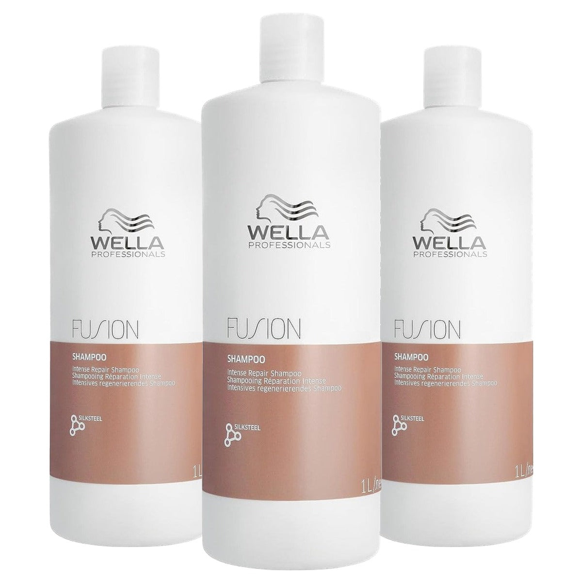 Wella Professionals Fusion Intense Repair Shampoo 3 x 1 l - Voordeelverpakking