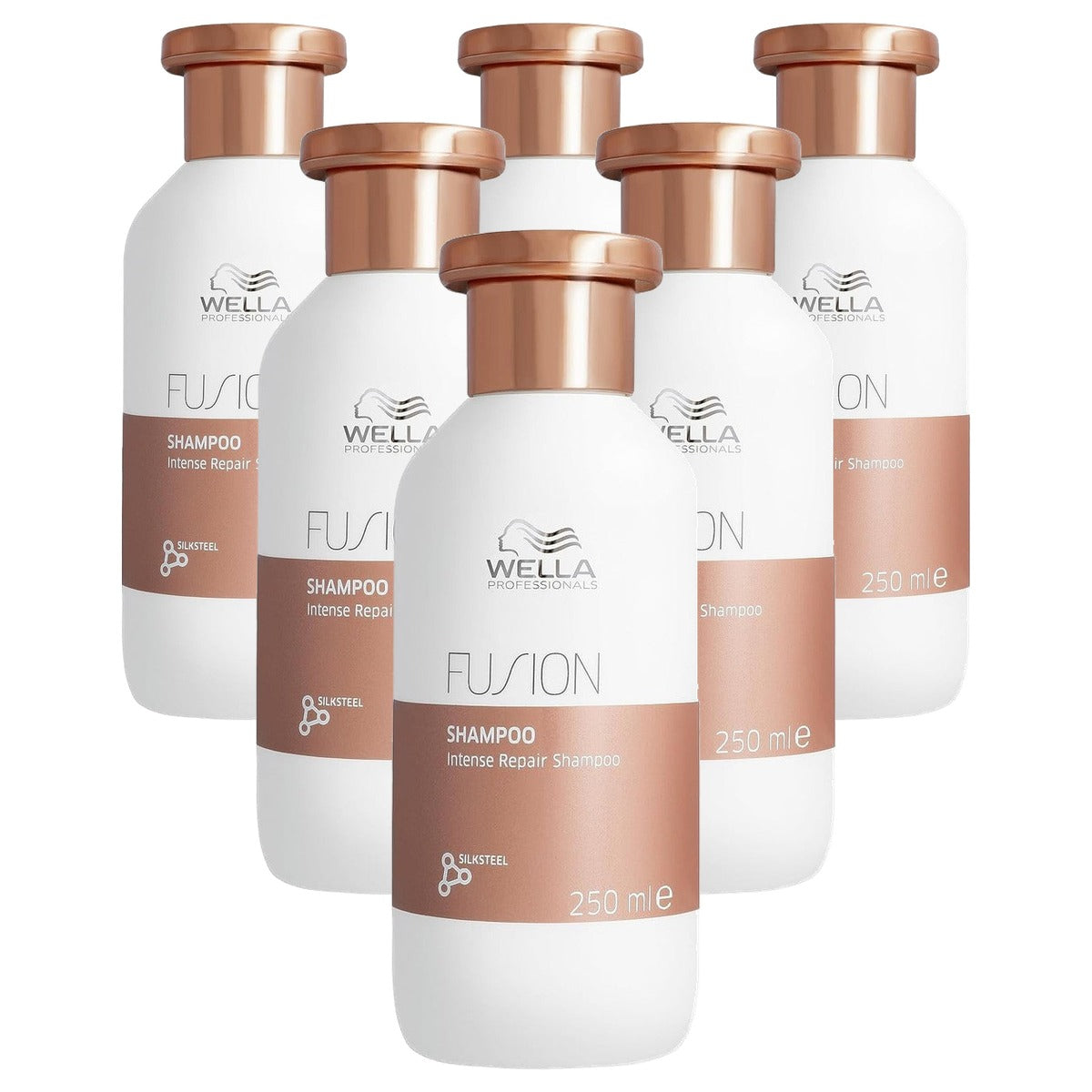 Wella Professionals Fusion Intense Repair Shampoo 6 x 250 ml - Voordeelverpakking