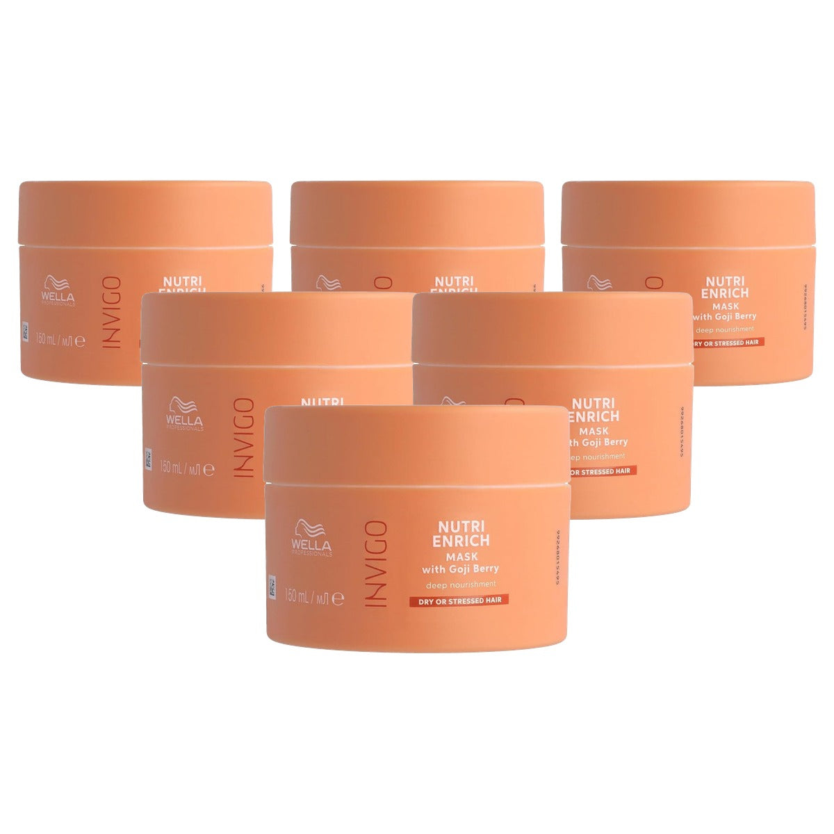 Wella Professionals Invigo Nutri Enrich Haarmasker 6 x 150 ml - Voordeelverpakking