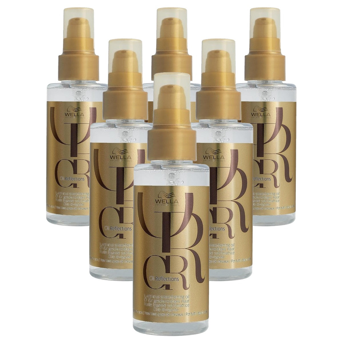 Wella Professionals Oil Reflections Conditioning Hair Oil 6 x 100 ml - Voordeelverpakking