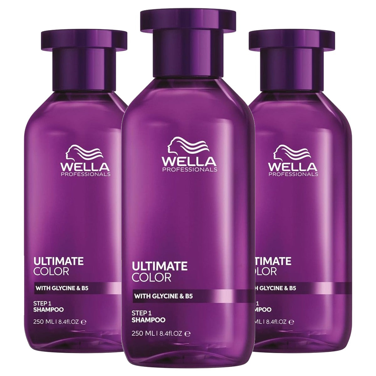 Wella Professionals Ultimate Color Shampoo sulfaatvrij - 3-pack
