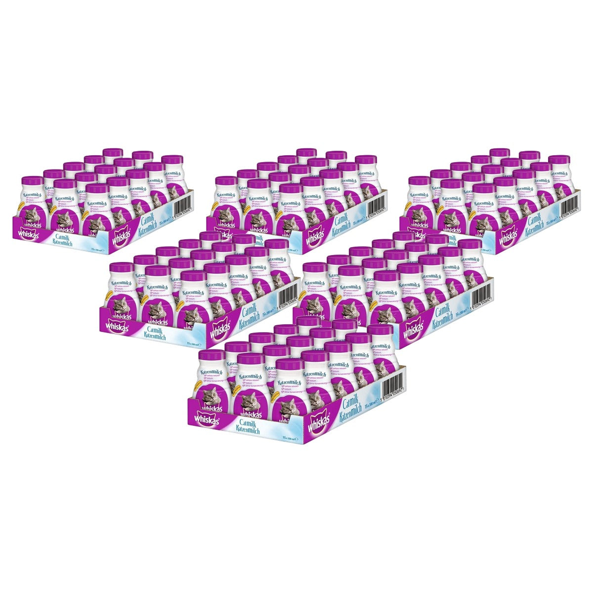 Whiskas kattenmelk voor katten 15 x 200 ml - 6-pack