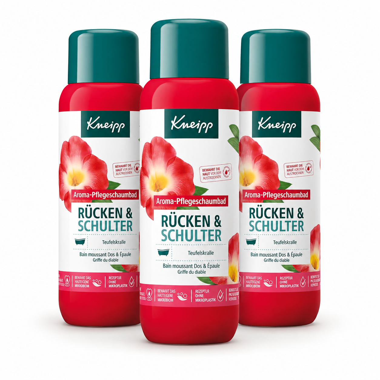 Kneipp Badschuim Rug & Schouder – 3x 400 ml