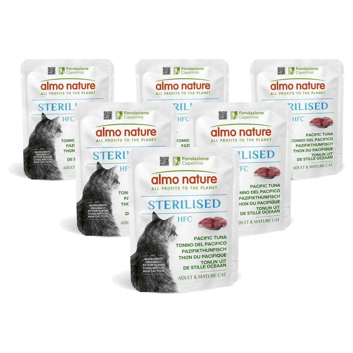 Almo Nature HFC Functional Sterilised Kattenvoer Pacifische Tonijn 24 x 50 g - 6-pack