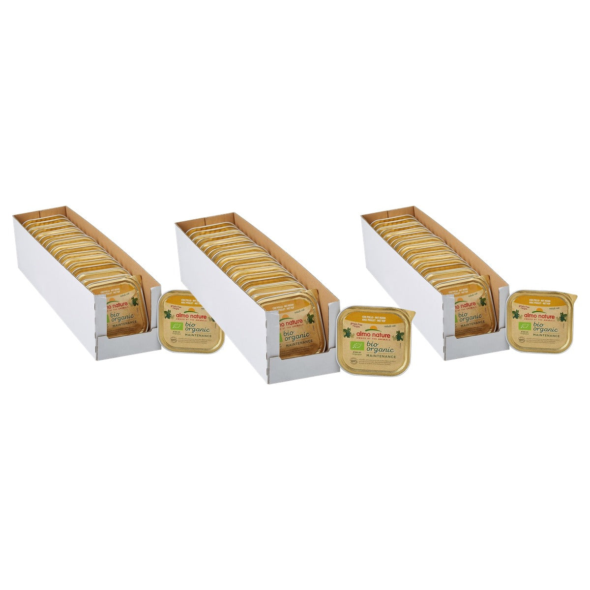 Almo Nature BioOrganic Nat Kattenvoer Kip 19 x 85 g - 3-pack