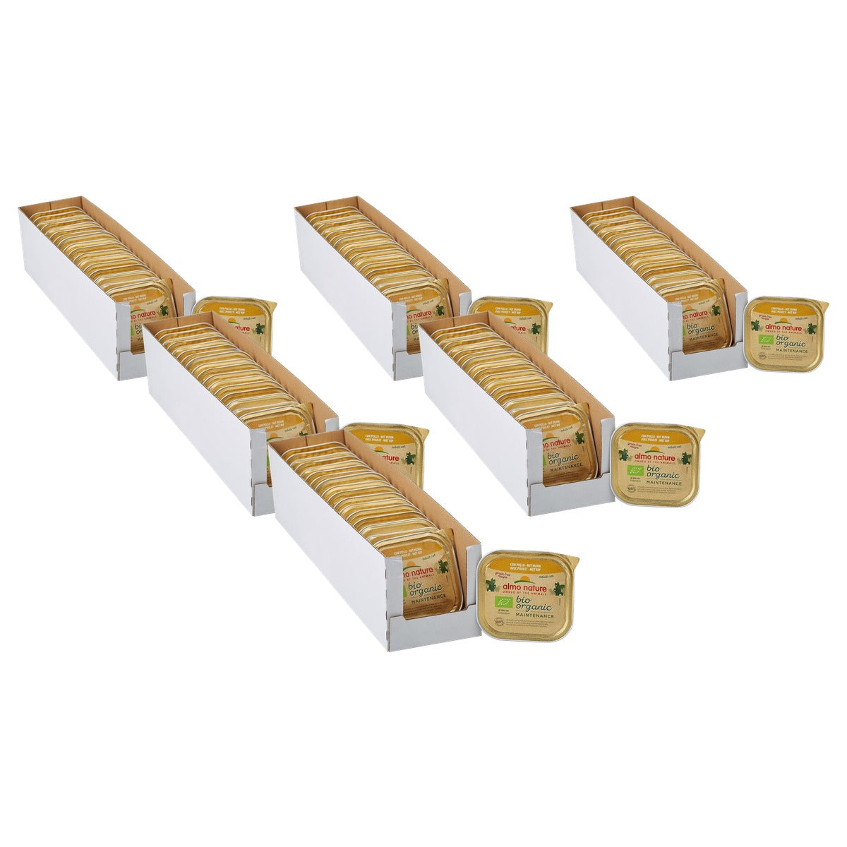 Almo Nature BioOrganic Nat Kattenvoer Kip 19 x 85 g - 6-pack