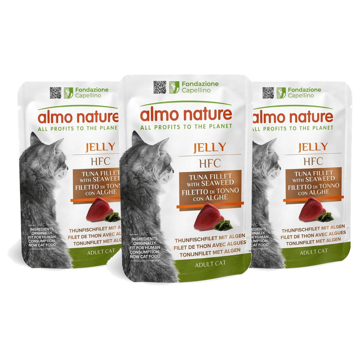 Almo Nature Classic Cat Food Cuisine Natvoer Tonijnfilet - 3-pack