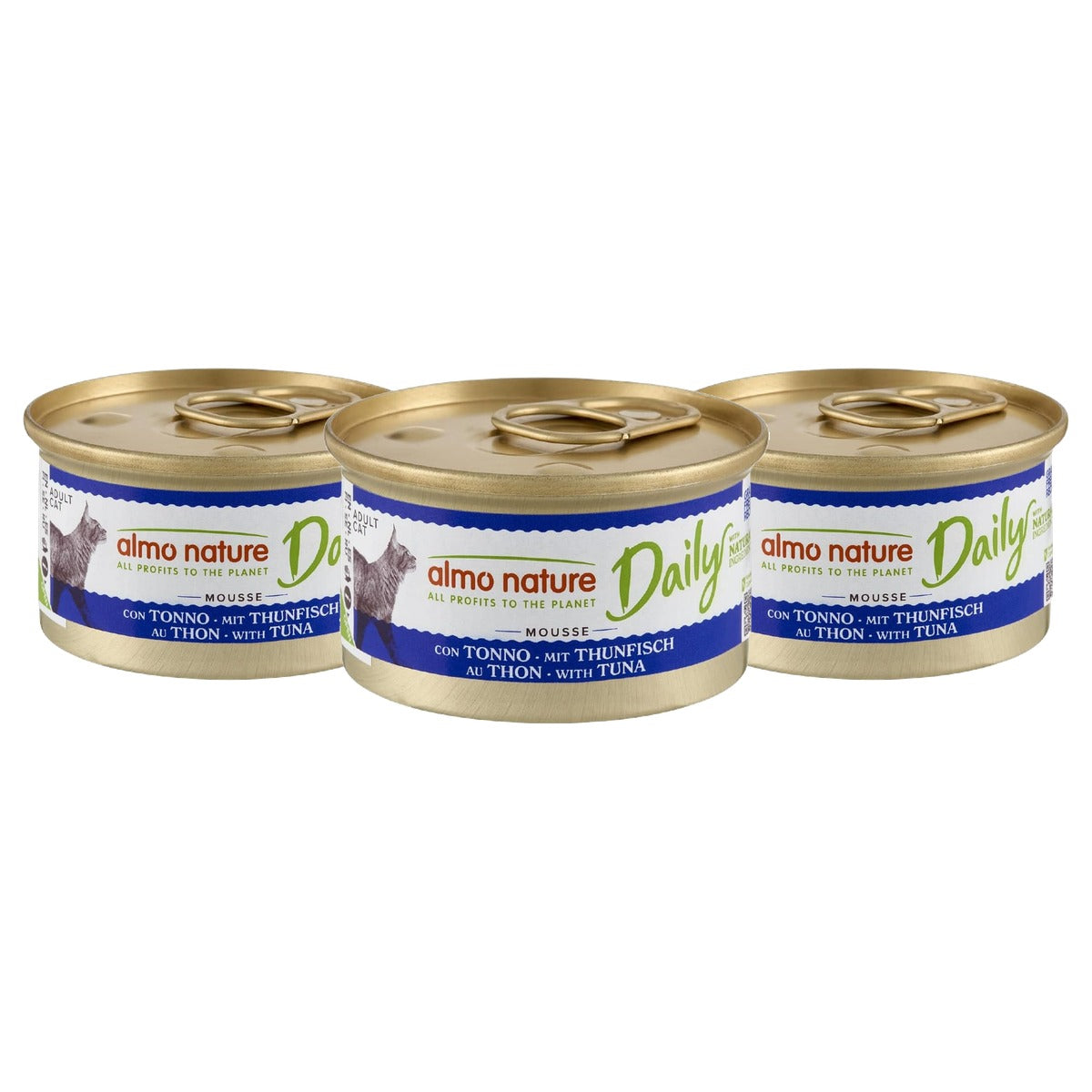 Almo Nature Daily Mousse Natvoer Tonijn 24 x 85 g - 3-pack