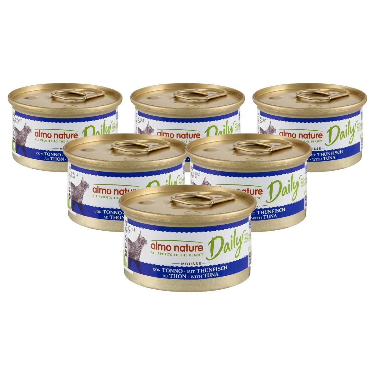 Almo Nature Daily Mousse Natvoer Tonijn 24 x 85 g - 6-pack