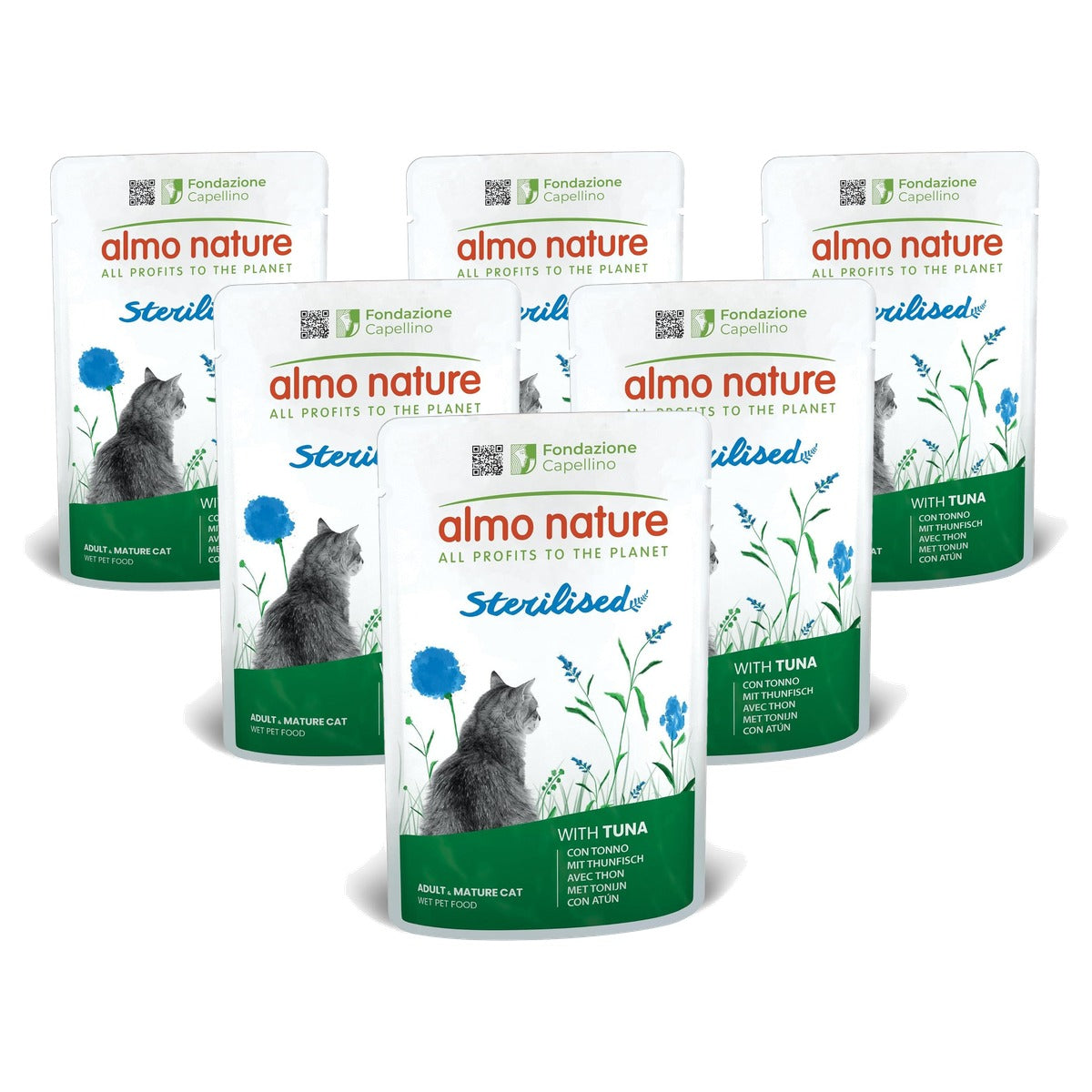 Almo Nature Functioneel Gesteriliseerd Natvoer Tonijn 30 x 70 g - 6-pack