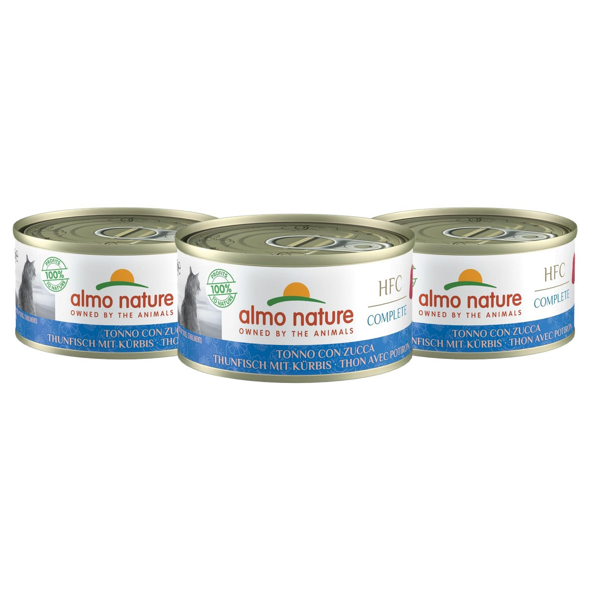 Almo Nature HFC Complete Natvoer Tonijn met Pompoen 24 x 70 g - 3-pack