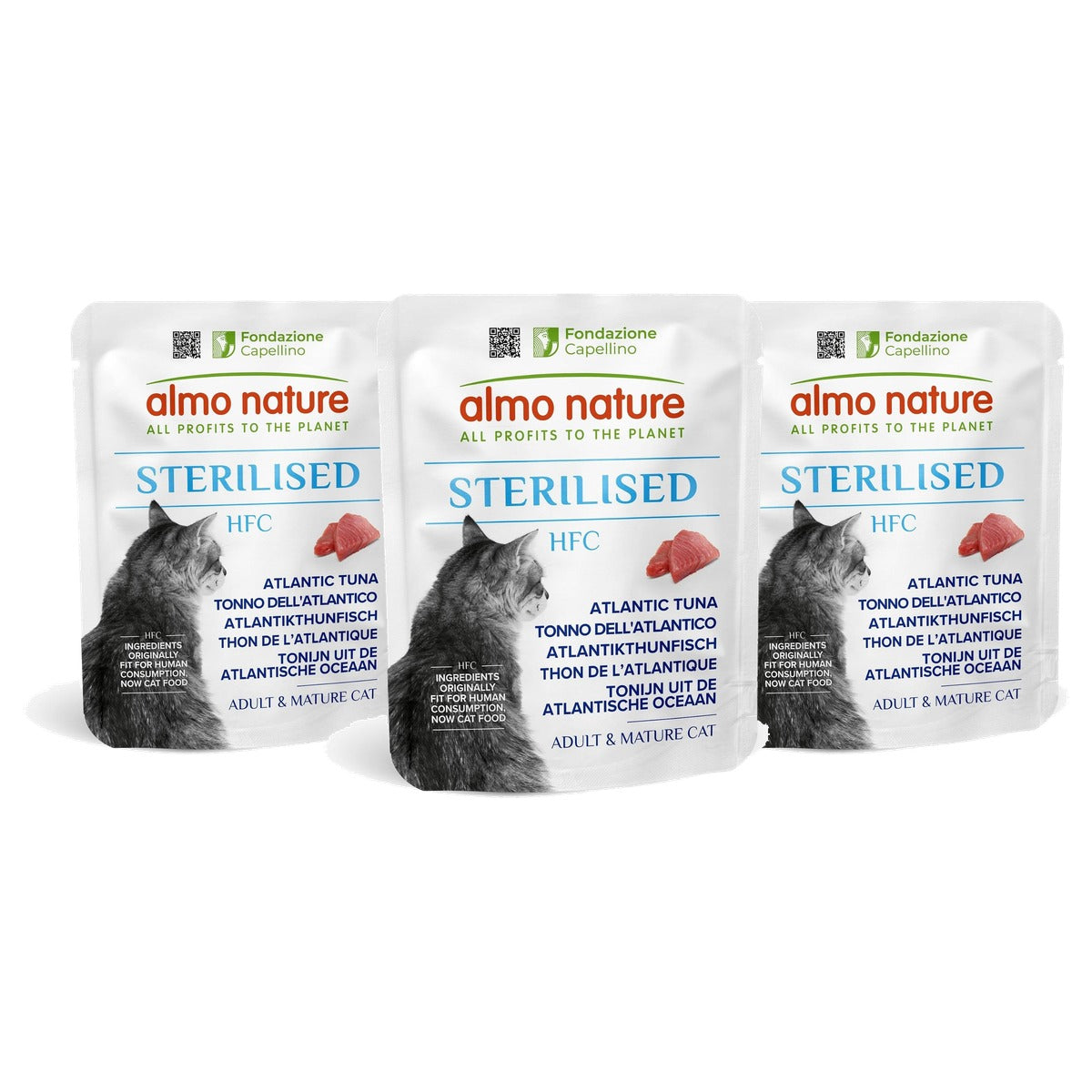 Almo Nature HFC Functional Sterilised Kattenvoer Tonijn 24 x 50 g - 3-pack