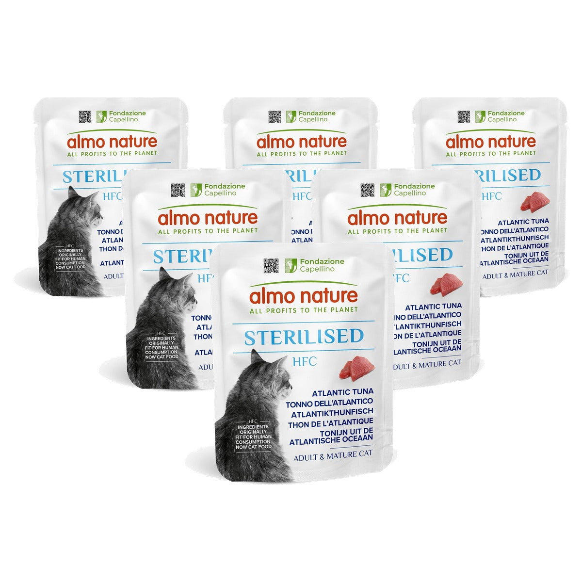 Almo Nature HFC Functional Sterilised Kattenvoer Tonijn 24 x 50 g - 6-pack