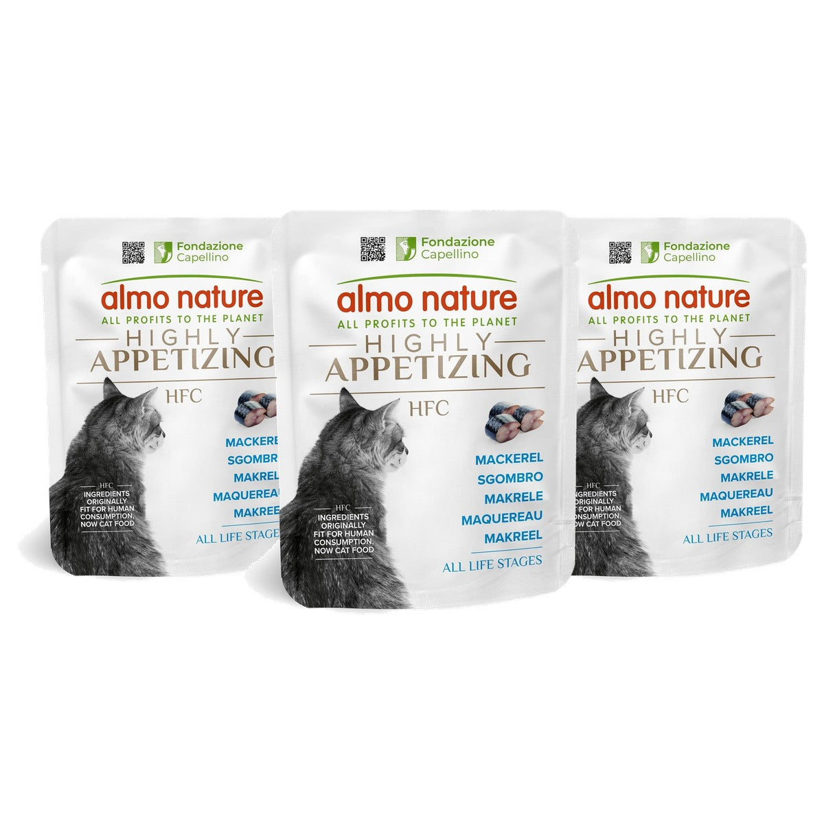Almo Nature HFC Highly Appetizing Kattenvoer Makreel 24 x 50 g - 3-pack