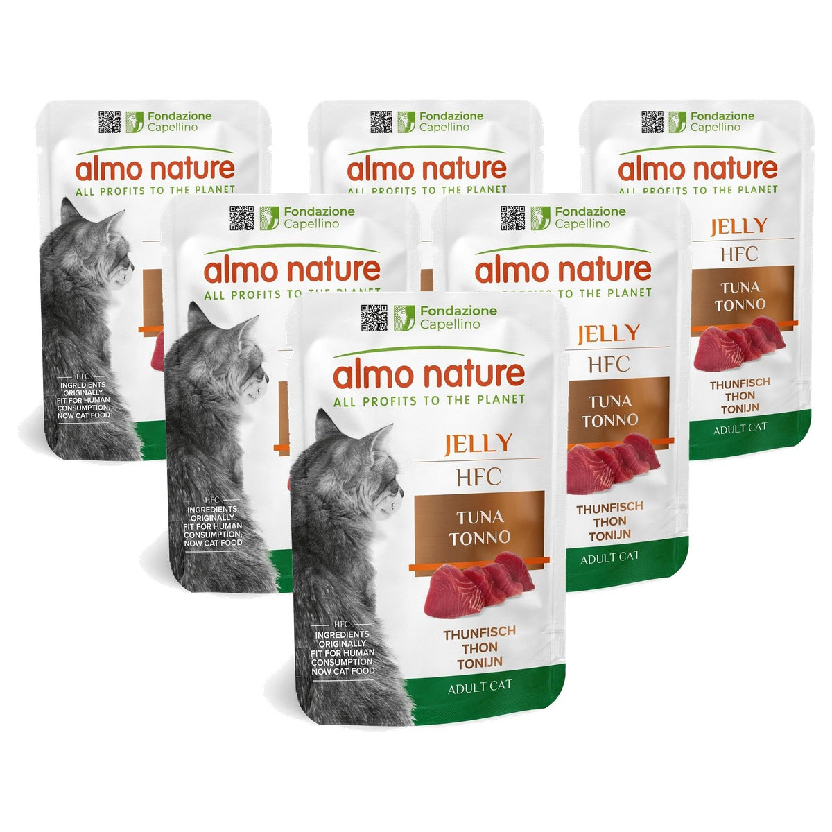 Almo Nature HFC Jelly Kattenvoer Nat Tonijn 24 x 55 g - 6-pack
