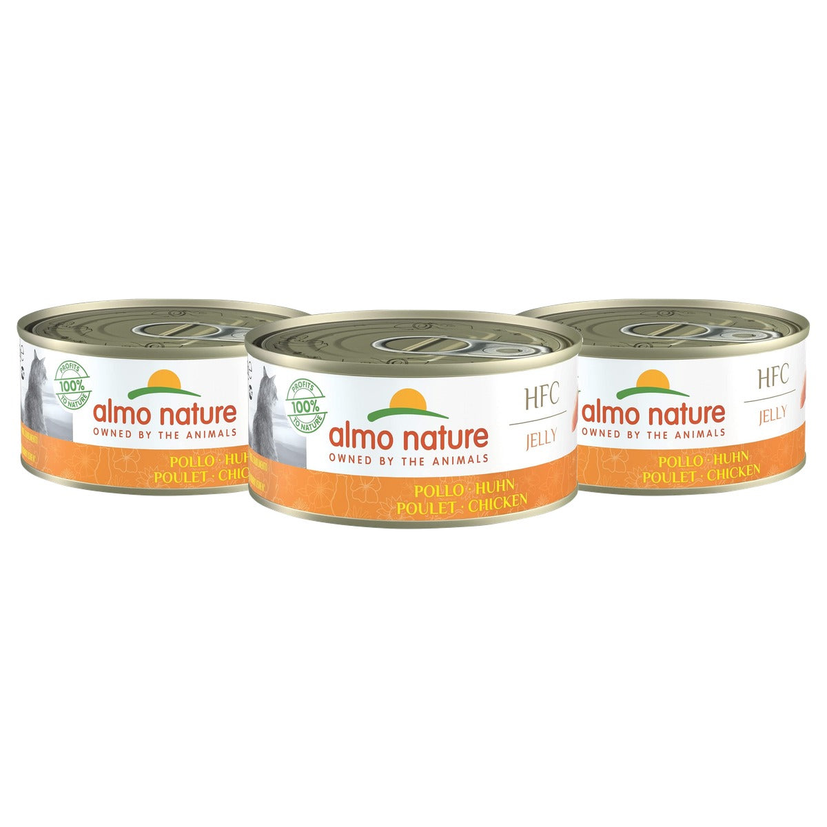 Almo Nature HFC Jelly Kattenvoer Kip 24 x 150 g - 3-pack