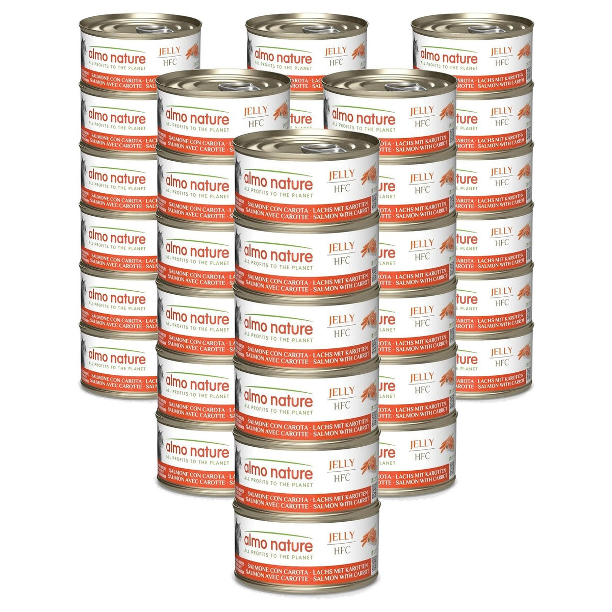 Almo Nature HFC Jelly Natvoer Zalm en Wortelen 6 x 70 g - 6-pack