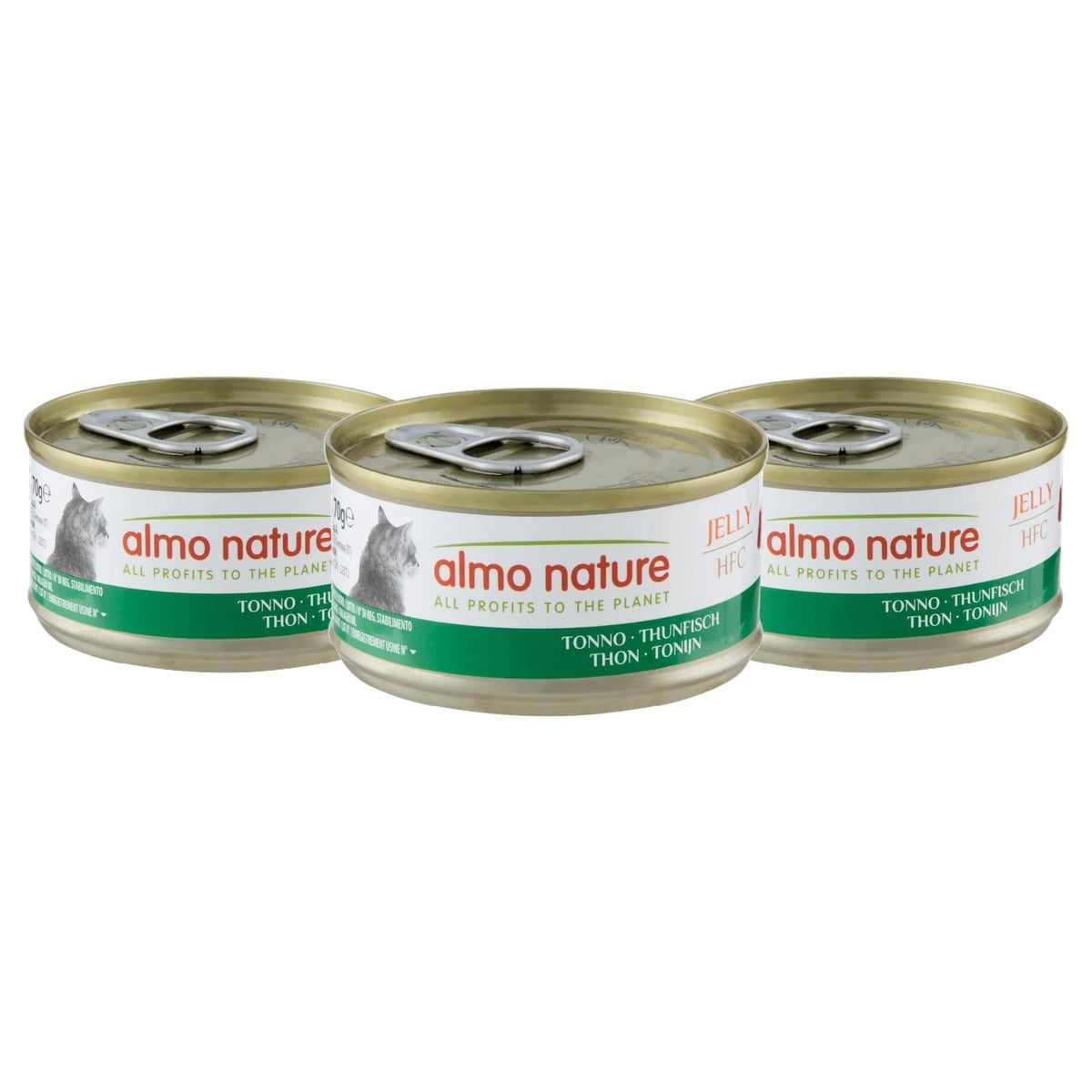 Almo Nature HFC Jelly Natvoer Tonijn 70 g - 3-pack