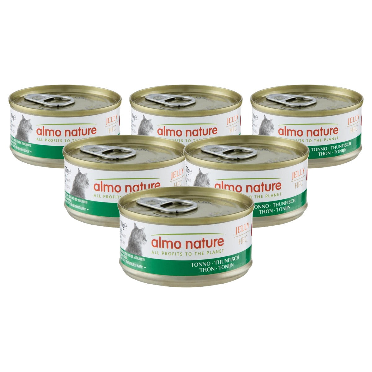 Almo Nature HFC Jelly Natvoer Tonijn 70 g - 6-pack