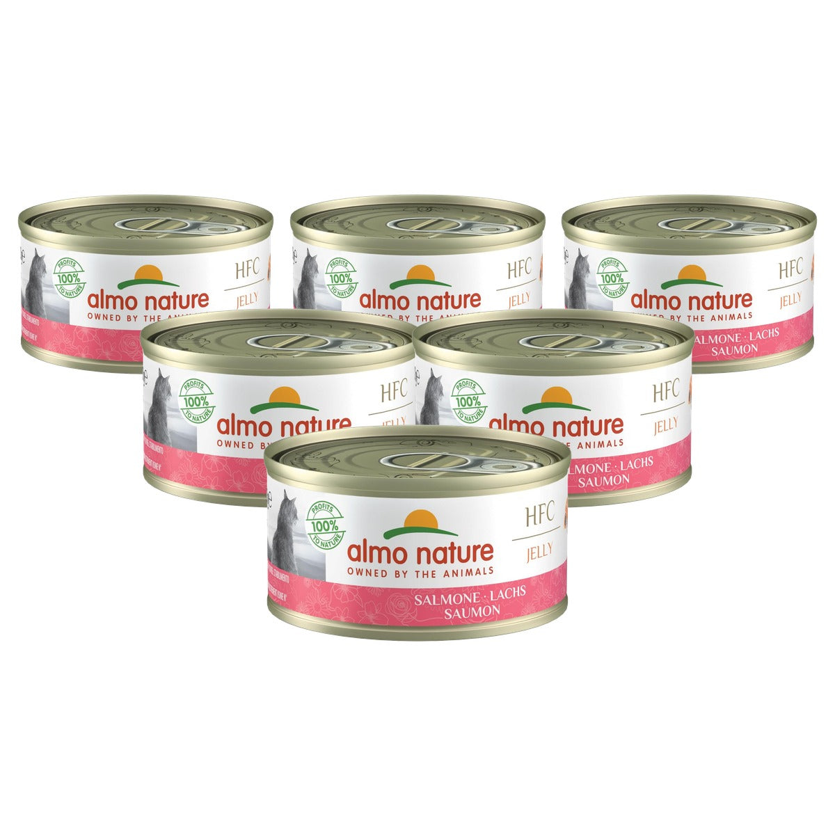 Almo Nature HFC Jelly Natvoer Zalm 24 x 70 g - 6-pack