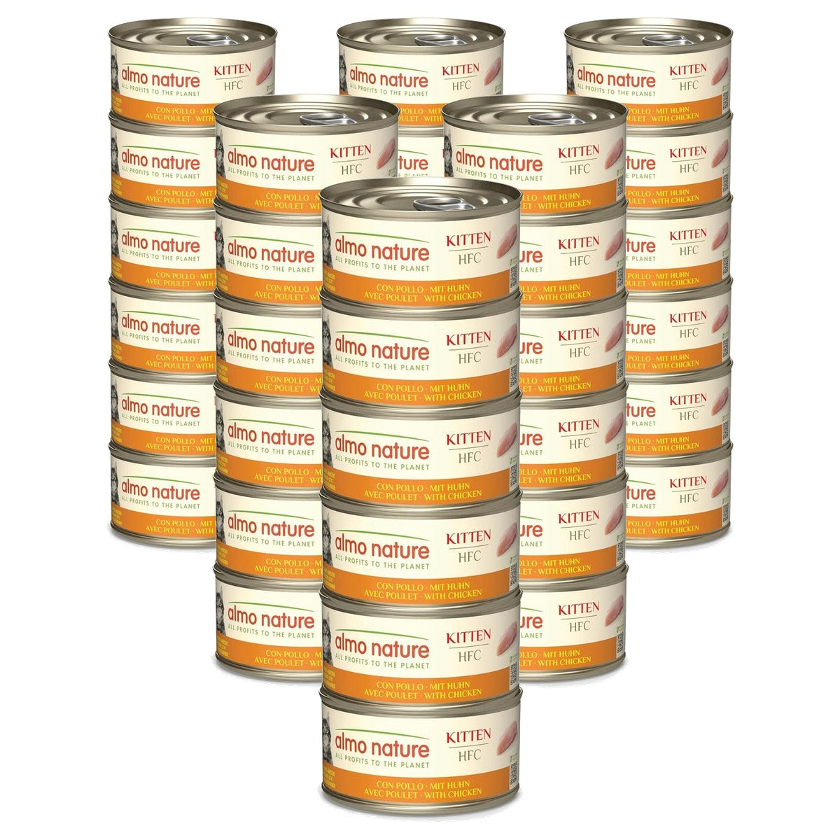 Almo Nature HFC Kitten Natvoer Kip Human Grade 6 x 70 g - 6-pack