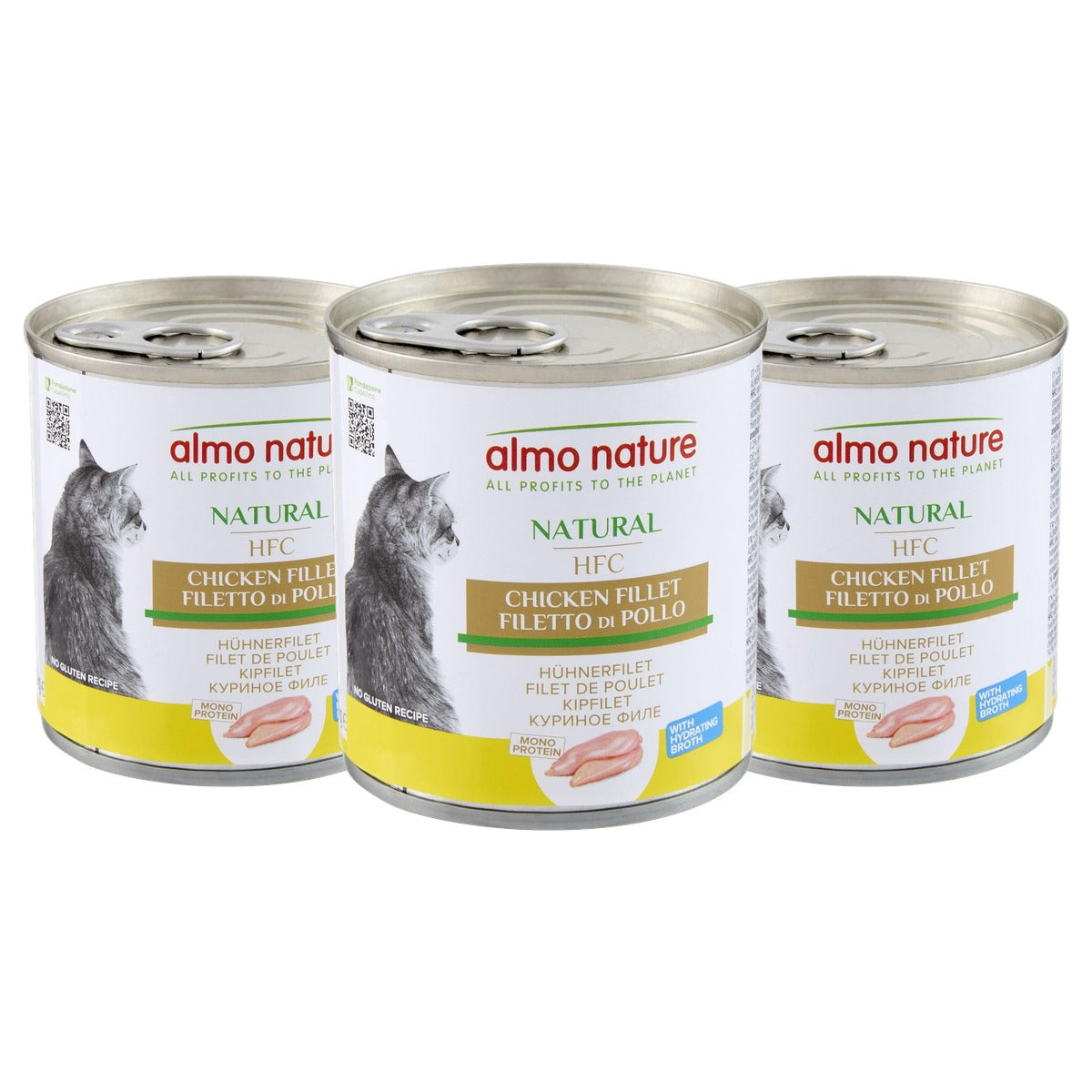 Almo Nature HFC Natural Natvoer Kippenfilet 12 x 280 g - 3-pack