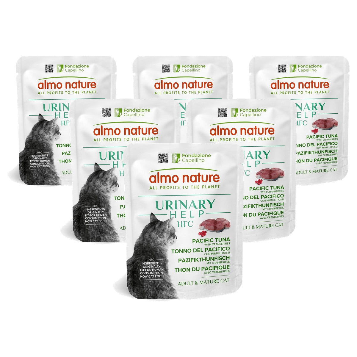 Almo Nature HFC Urinary Help Tonijn en Veenbessen 24 x 50 g - 6-pack