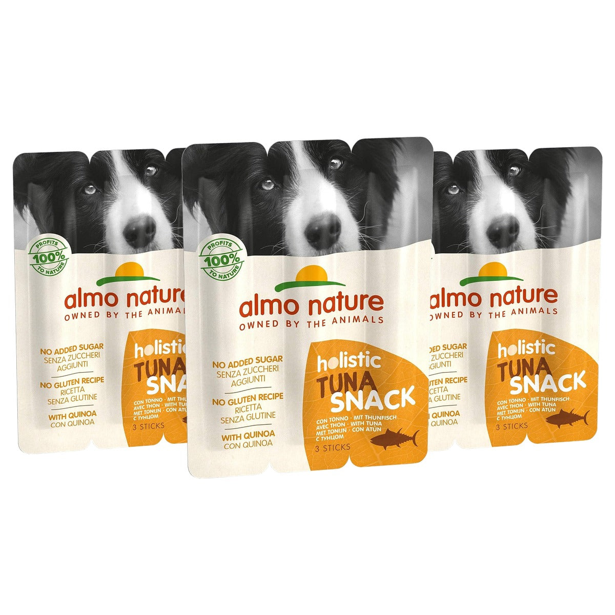 Almo Nature Holistic Snack Hondensnack met Tonijn 3 x 10 g - 3-pack